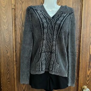 Campus crew hooded sweater